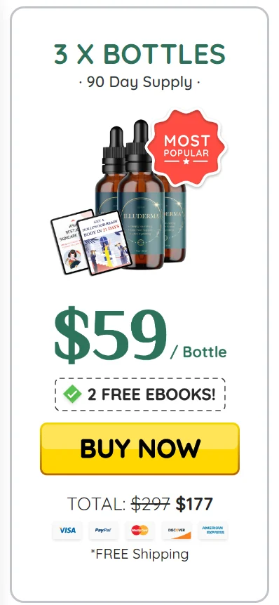 Illuderma™ 3 bottles price